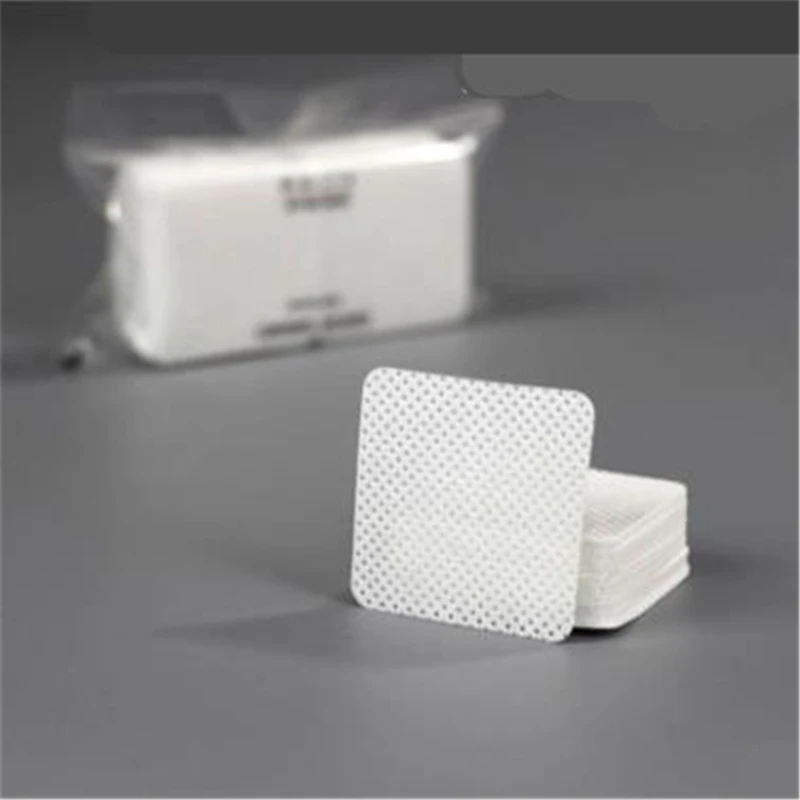 100 шт. хлопковое очищающее средство без ворса для удаления лака ногтей салфетки