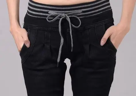 2019 осень-зима Для женщин из джинсовой ткани женские Стрейчевые джинсы-скини