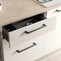 geometric cabinet door cabinet drawer handle pull american modern minimalist nordic black wardrobe door single hole knobs