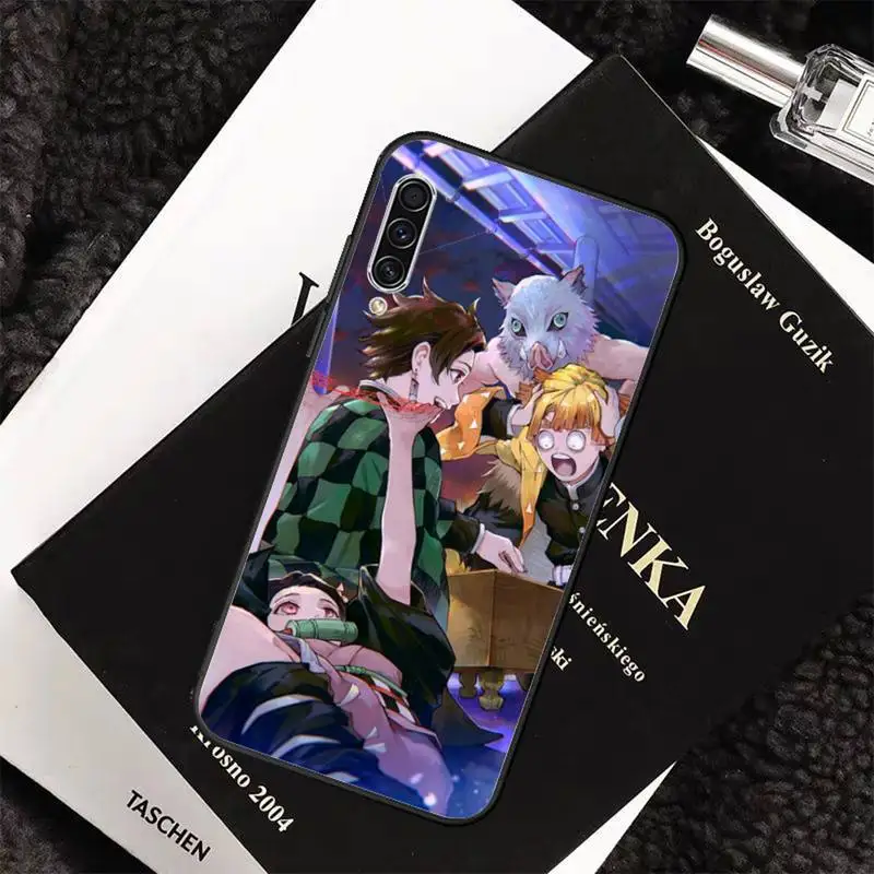 

Japan Demon Slayer Phone Case For Samsung galaxy S 7 8 9 10 20 edge A 6 10 20 30 50 51 70 note 10 plus