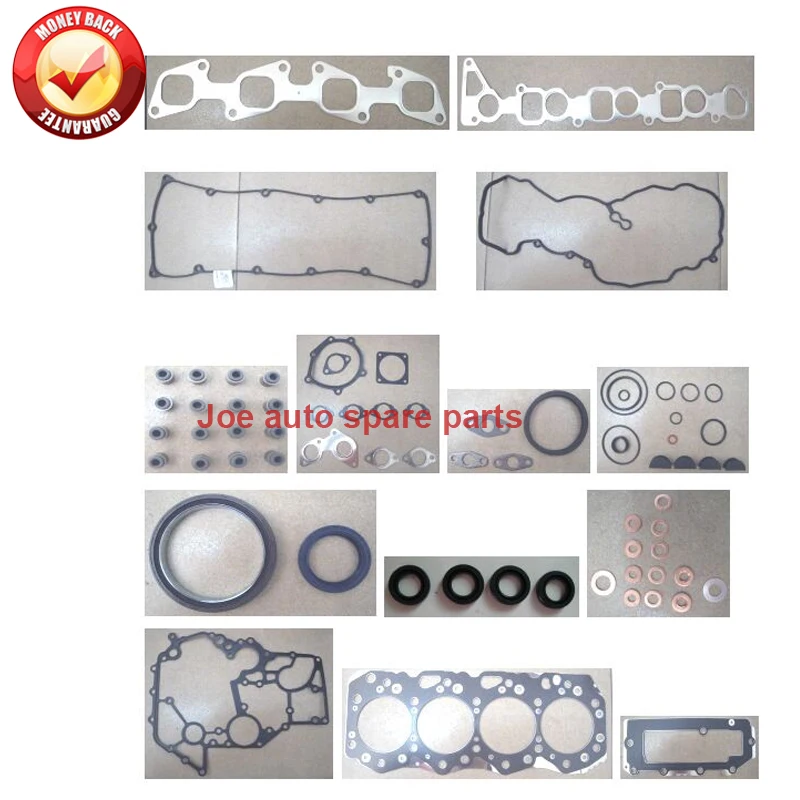 Полный комплект прокладок для Isuzu D Max MU 7 RODEO 3.0TDI DOHC 16V 2004 Двигатель: 4jj1 4JJ1TC 4JJ1TCS 4j1tcx| |