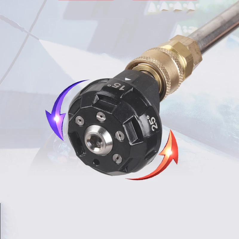 

200bar/3000psi водяная очистка высокого давления латунная Вращающаяся насадка для грязи турбо для автомобильных моек высокого давления