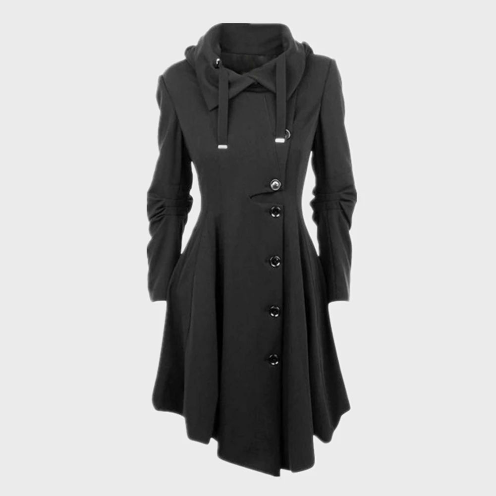 Куртка женская демисезонная Асимметричная Длинная с длинным рукавом | Женская