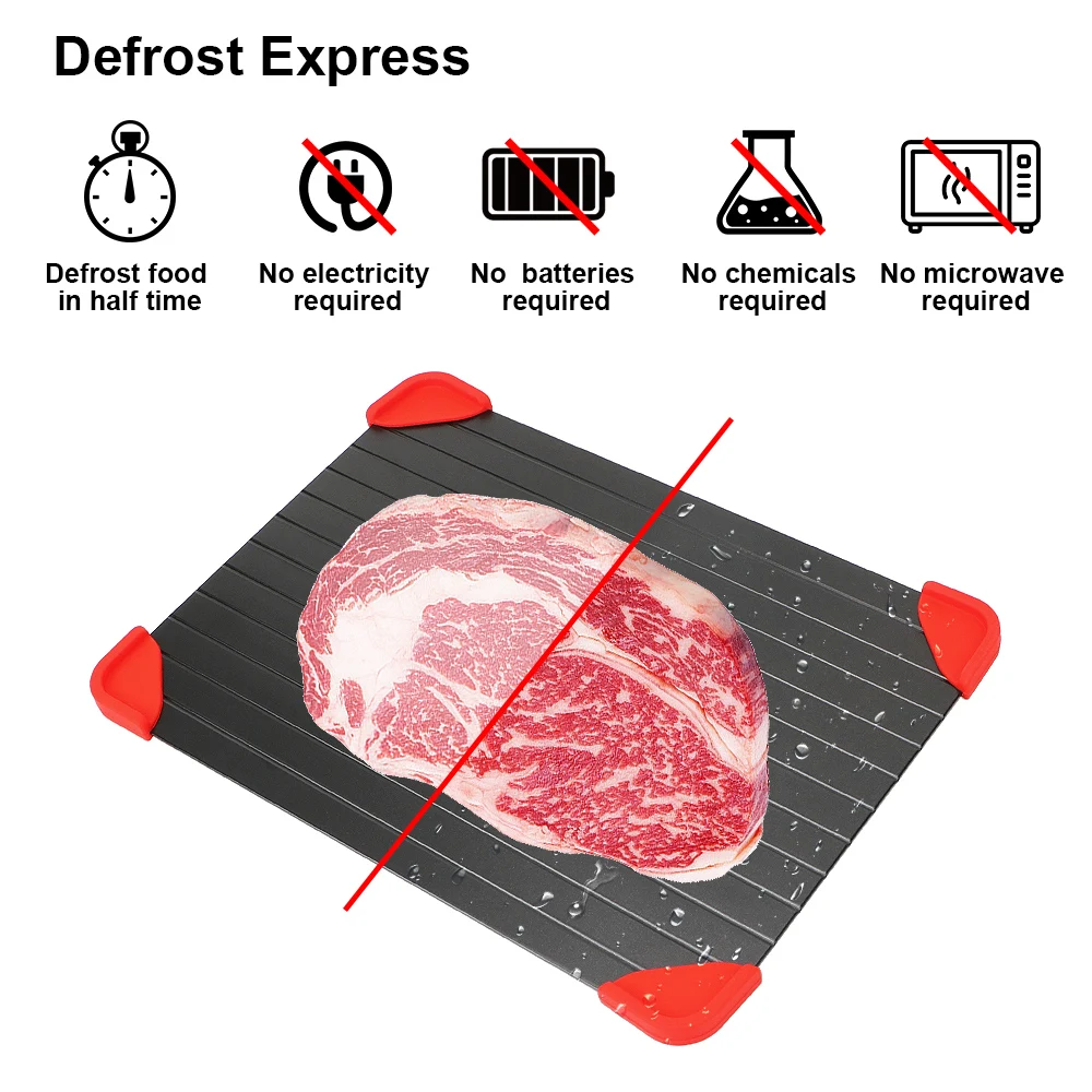 Быстрое размораживание лоток доска машина для нарезания замороженного мяса Еда