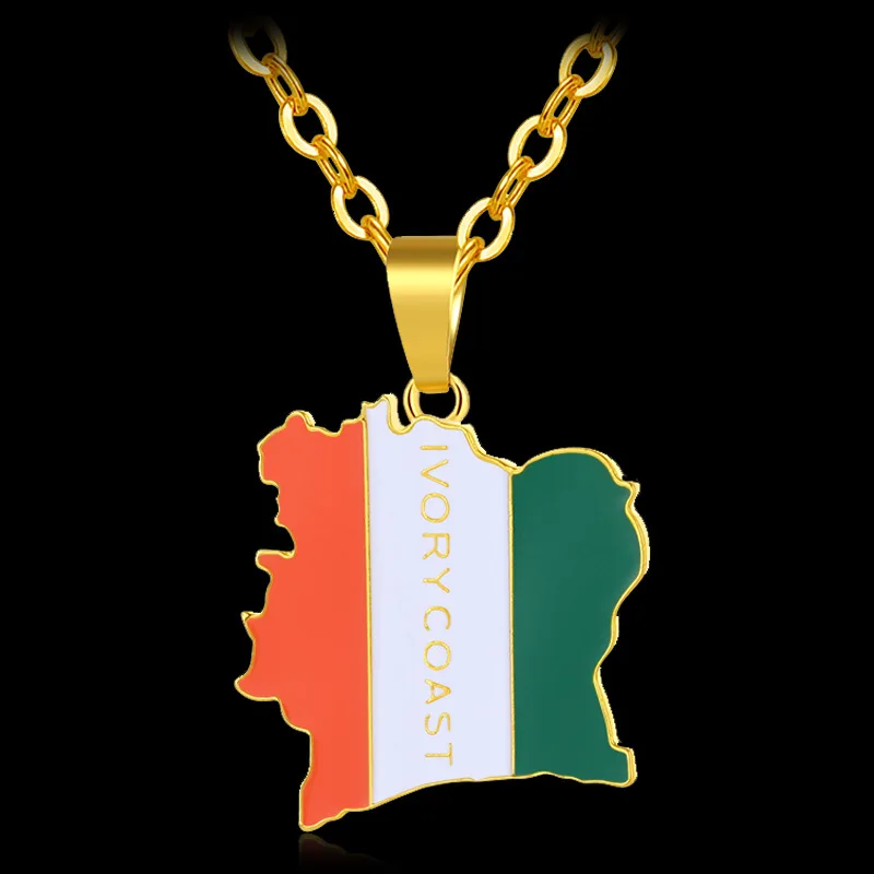 Карта мира Берег Слоновой кости карта африканской страны раннее ожерелье