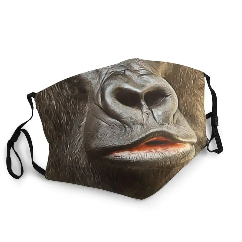 Многоразовая забавная маска Gorilla для лица защиты от пыли маска-респиратор |