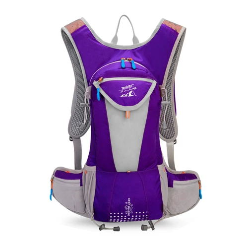 purple NEWBOLER открытый спортивный рюкзак для велоспорта 18L велосипедный мешок MTB дорожный велосипед гидратация Enquipment дышащая сумка для верховой езды - Цвет: purple