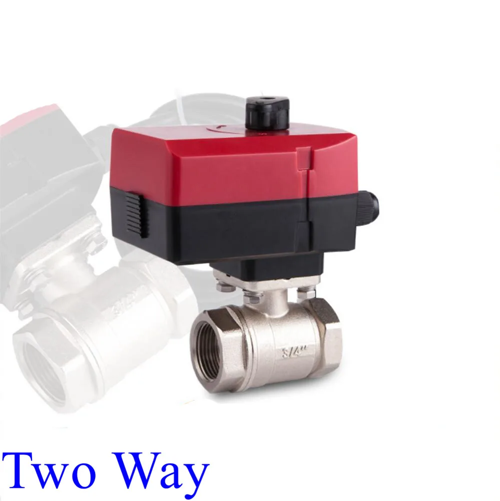 2-сторонний/3-ходовой ручной и автоматический электрический клапан латунный