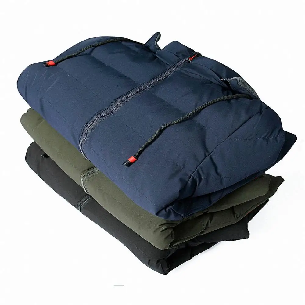 Мужская повседневная куртка с капюшоном дождевик утиный пух плащ мужская теплая