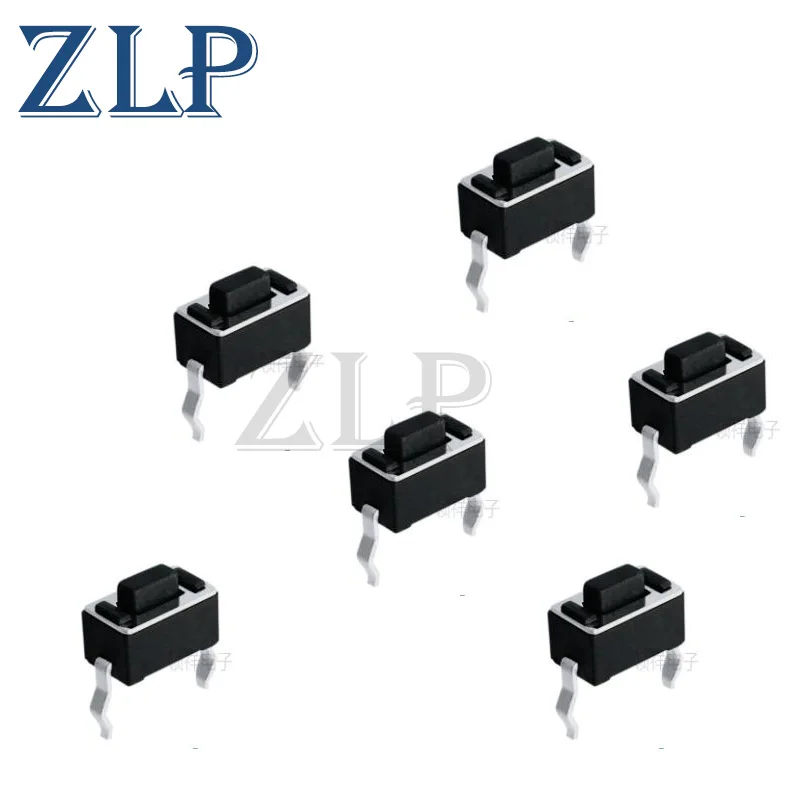 3X6X5MM PCB мгновенный тактовый кнопочный микро-переключатель 2 Pin DIP светильник Touch 3*6*4