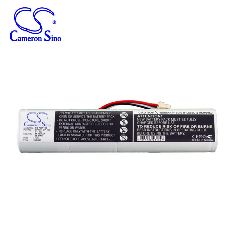 

CameronSino for FLUKE 190M Medical OscilloscopeScopeMeter Analyzers 433 434 Scopemeter 192 196C 199 199B 199C BP-190 battery