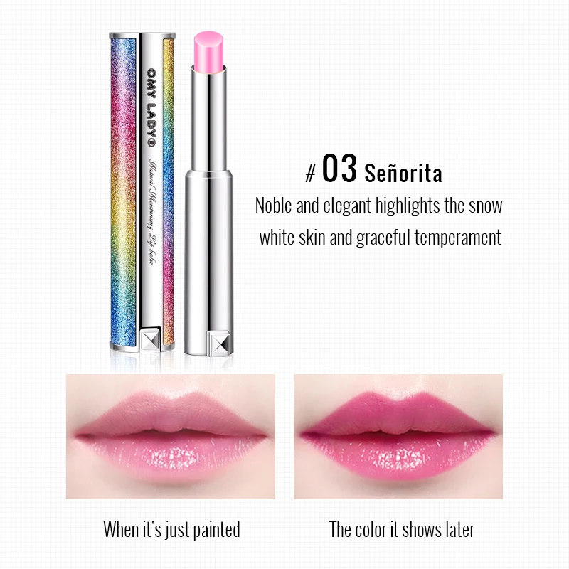 Бальзам для губ OMY LADY Heat Обесцвечивающий увлажняющий питающий Осветляющий