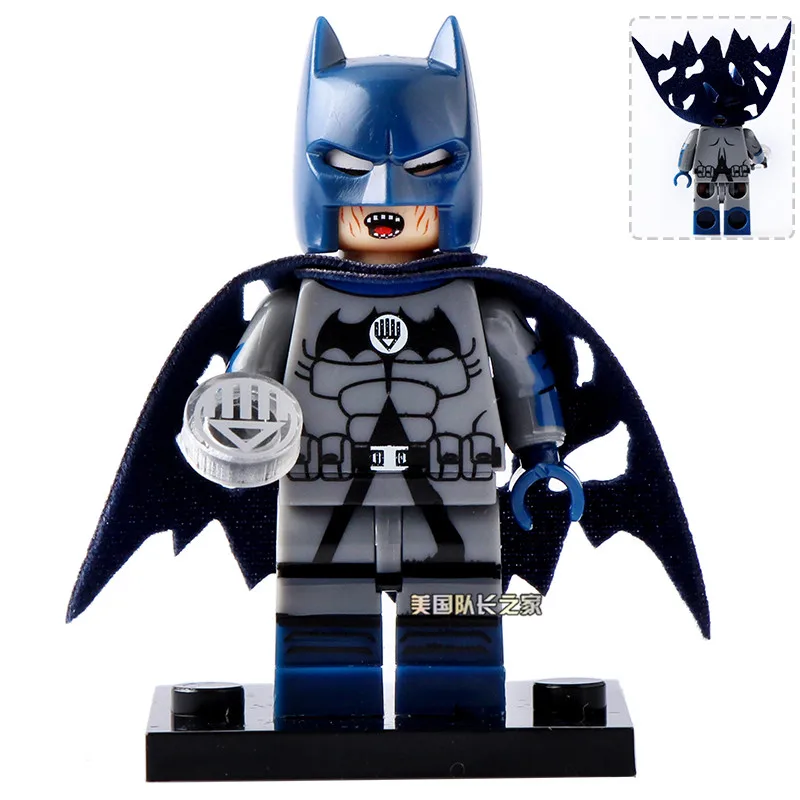 SingleSale Бэтмен фильм черный фонарь Лига Справедливости Супергерои модель Minifig