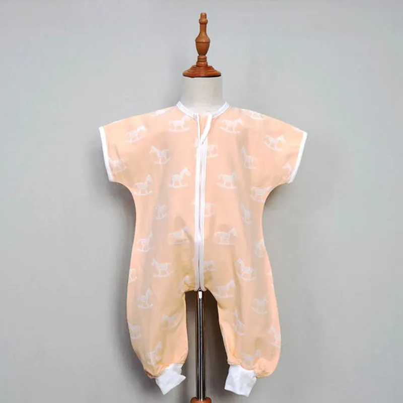 Спальный мешок из хлопка и Марли для младенцев Детский мягкий Пижамный