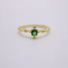 Роскошные женские свадебные кольца золотого цвета с кристаллами модный Креативный дизайн зеленый циркон обручальное кольцо для невесты Ювелирные изделия Подарки