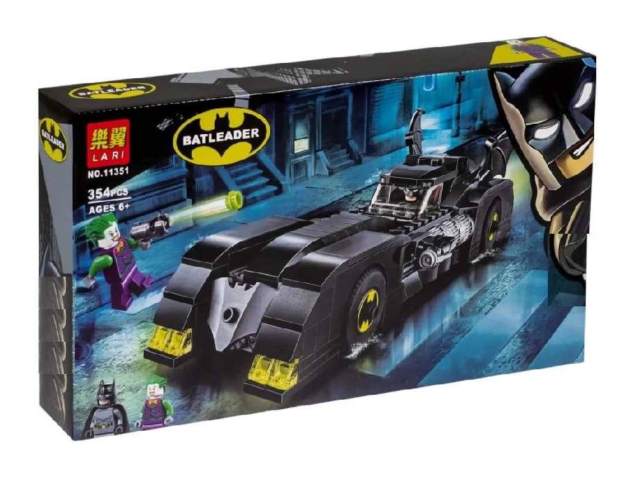 Конструктор Batleader 11351 Бэтмобиль: Погоня за Джокером | Игрушки и хобби