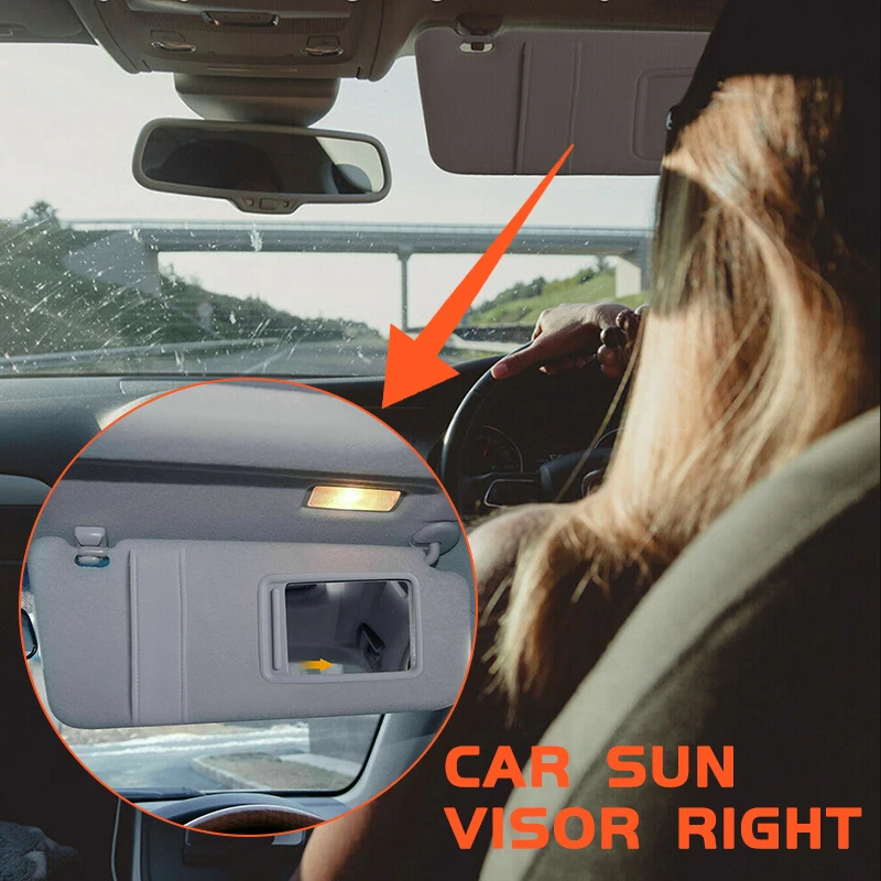 Vehemo 1 шт. автомобильный солнцезащитный козырек без крыши автомобиля правая