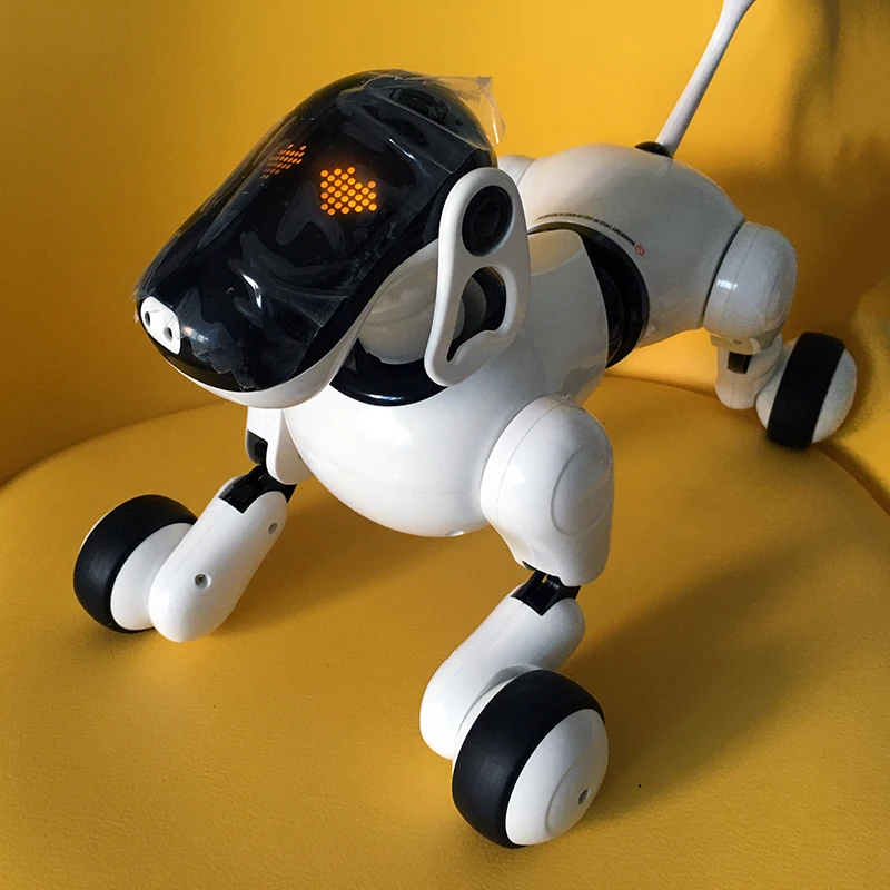 

Intelligent Robot AI Smart Dog Puppy Go Interactive Toys for Kids Boys Girls Touch Sound Dance APP Bluetooth Player Speaker
