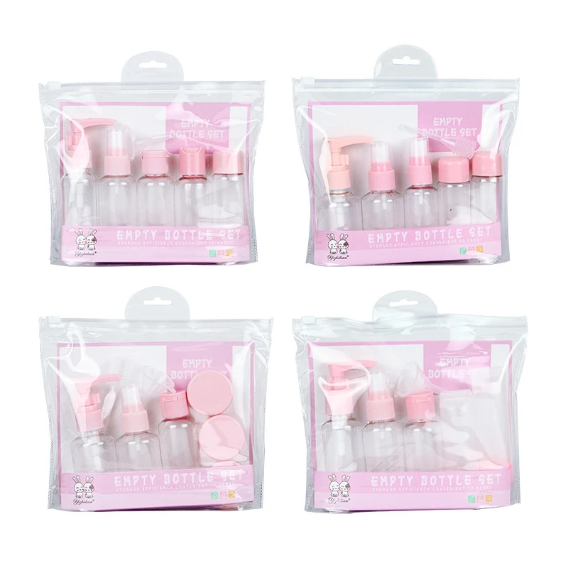 

8 шт., пластиковые прозрачные бутылки для косметики