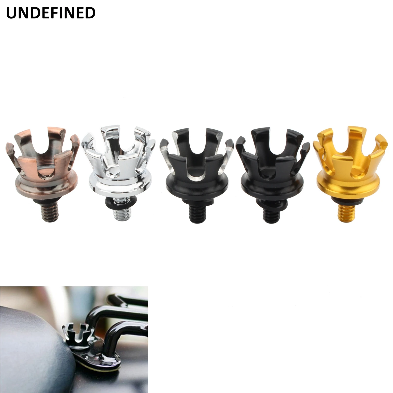 Винтовая гайка для мотоциклетного сиденья в стиле короны с язычком болта Harley