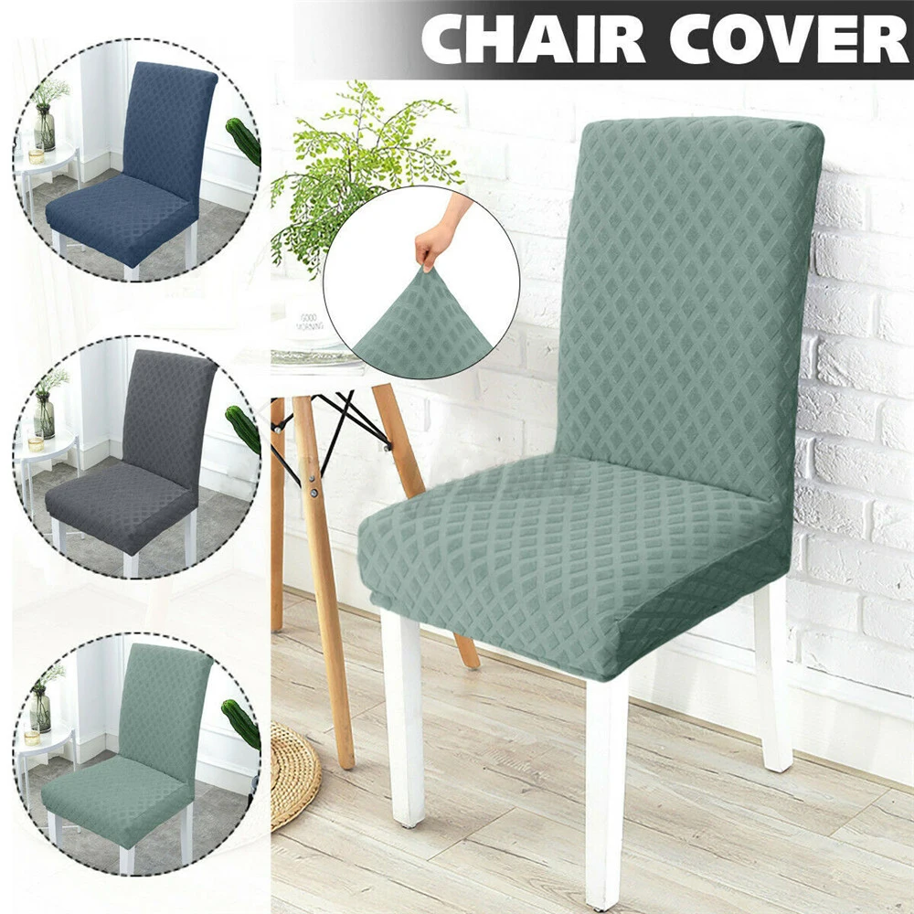 Dining Room Chair Slipcovers Dining Chair Seat Covers Spandex Slip Banquet Stretch Chair Covers for Hotel living Room