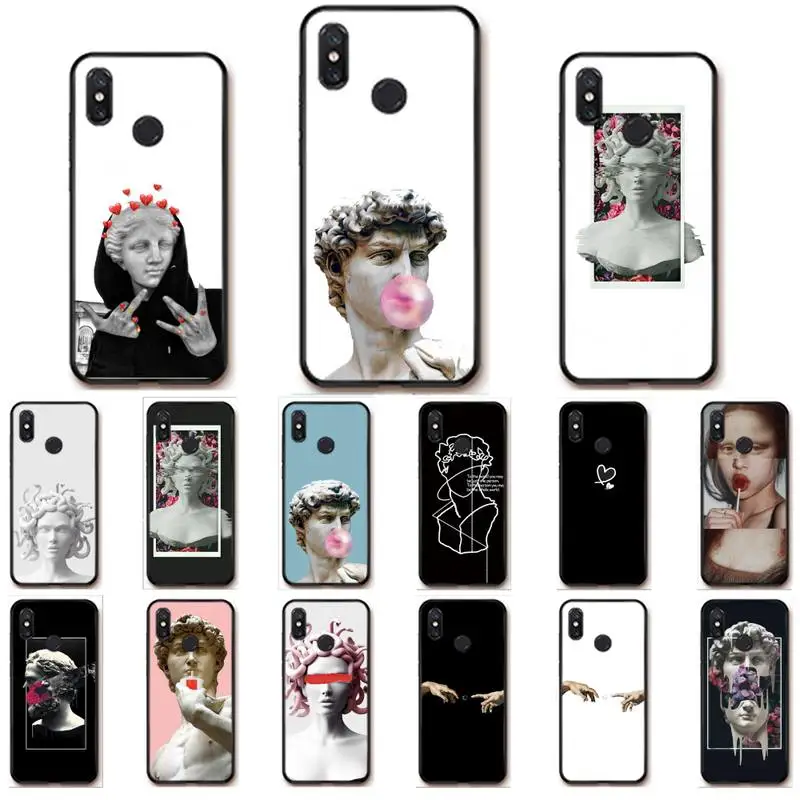 Силиконовый чехол Babaite Mona Lisa David для xiaomi mi a1 a2 lite redmi note 2 3 4x5 5a 6 аксессуары на
