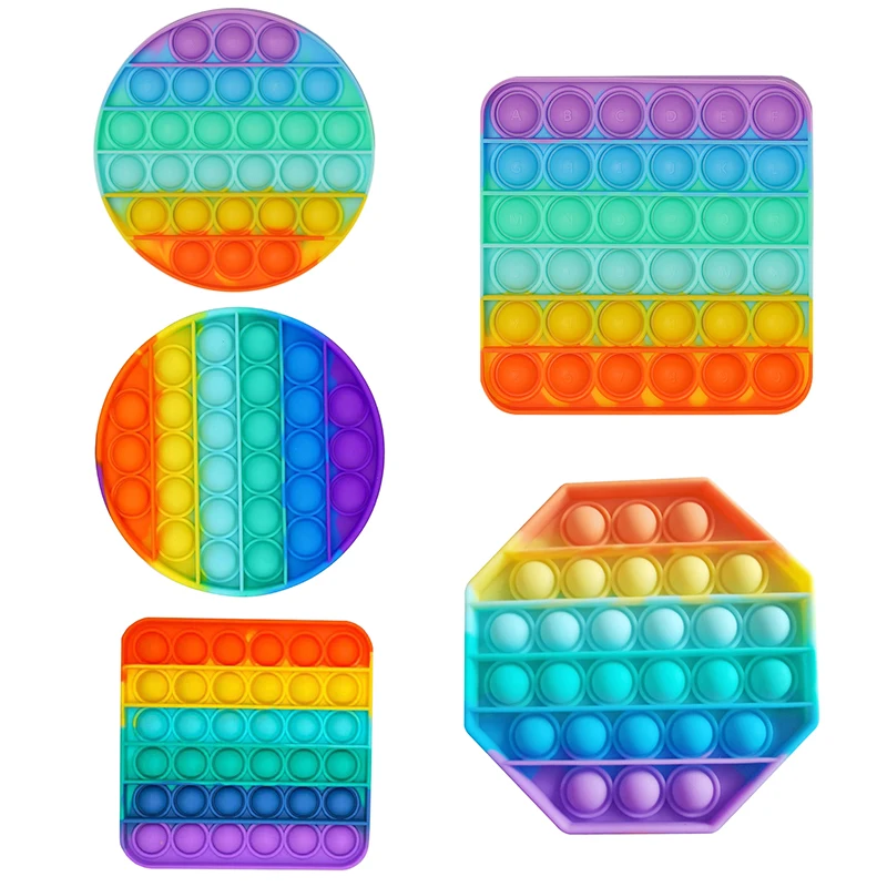 

Hot Sale Push Bubble Fidget Toys Adult Stress Simple Dimple Relief Toy Antistress Soft Squishy Anti-Stress Gift Dropshipping