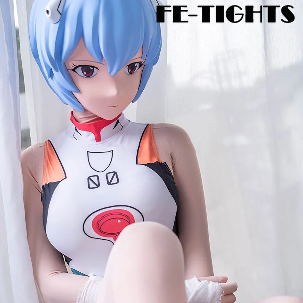 

EVA Ayanami Rei Catsuit Asuka Langley Soryu Swimsuit Sleeveless Jumpsuits Bikini Swimwear Japanese Bathing Suit Cosplay Costumes