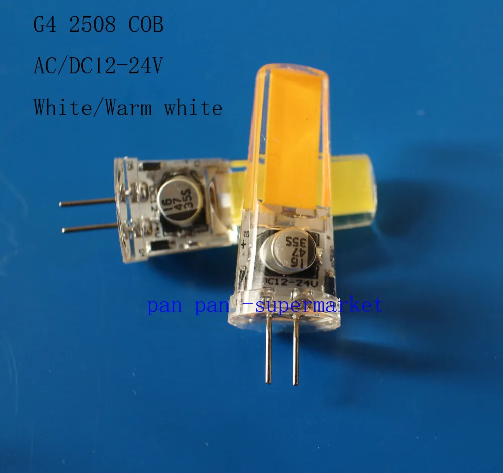 G4 Светодиодный точечный встраиваемый светильник мощностью 5 Вт 2508 AC/DC 12V