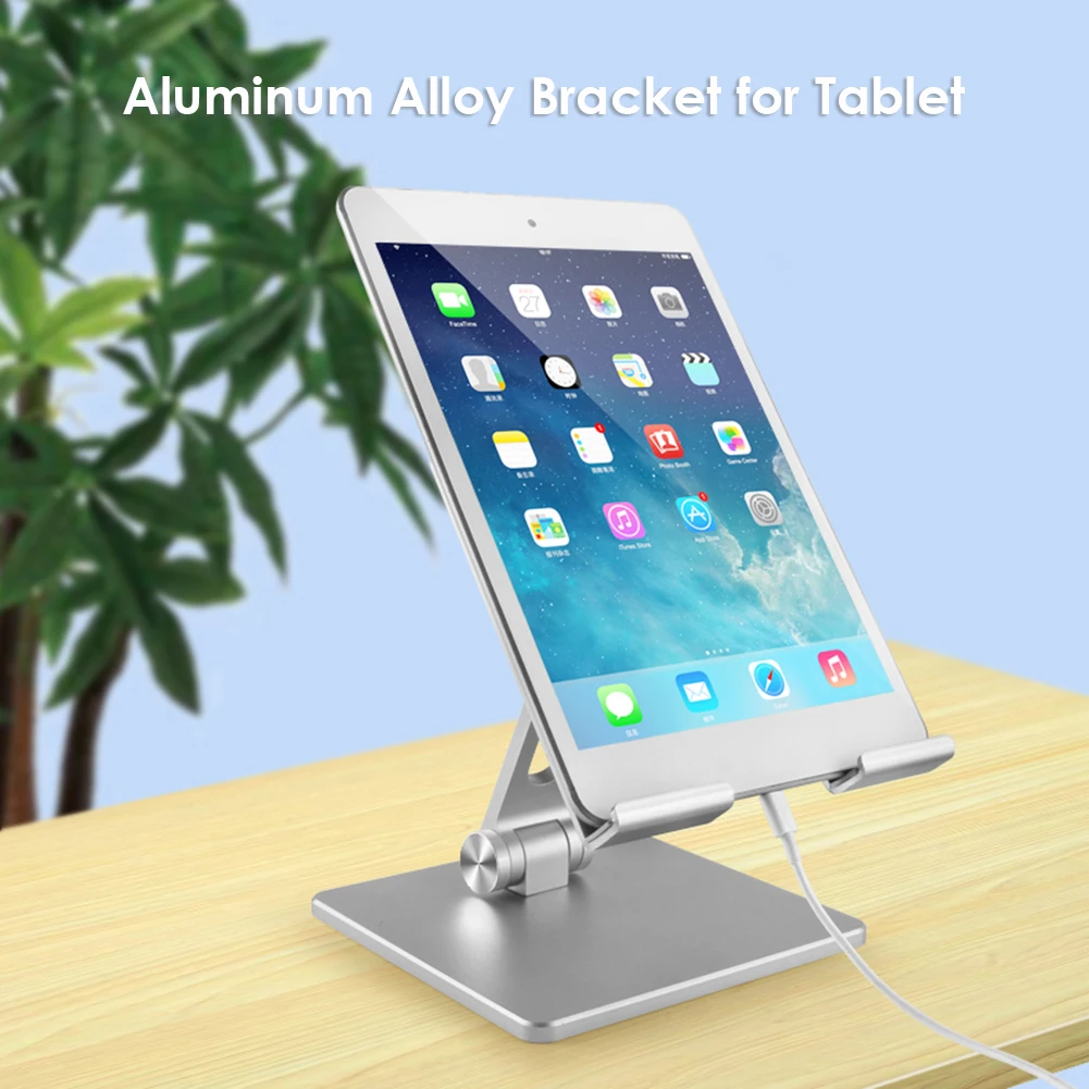 

Adjustable Desktop Holder Aluminium Tablet Mobile Stand Notebook Holder Cooler Laptop Accessories Rotating Tablet Stand