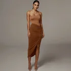 Юбка-миди женская, с высокой талией, на лето и осень, 2021