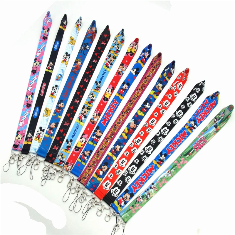 Аниме милый мультяшный ремешок на шею для ключей ID карты тренажерный зал