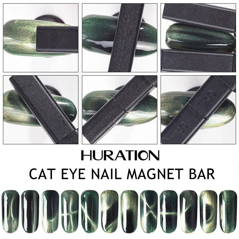 Huration Новый маникюр магнит палочка кошачьи глаза Гель лак для ногтей 3D линия
