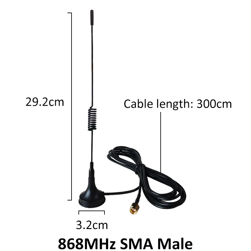 GSM антенна 868 МГц 915 4.5dbi SMA разъем антенны присоски с 3 м удлинитель антенны|Антенны