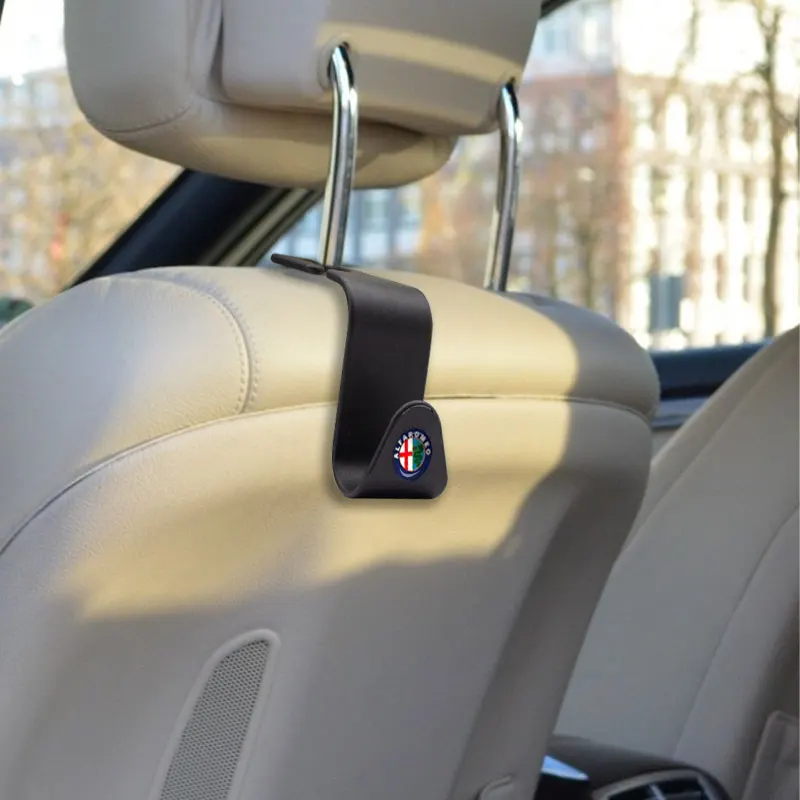 

2pcs Car Badge Clips Car Seat Hook Auto Fastener Accessries for Alfa Romeo 159 147 156 Giulietta 166 Mito Stelvio Car Styling