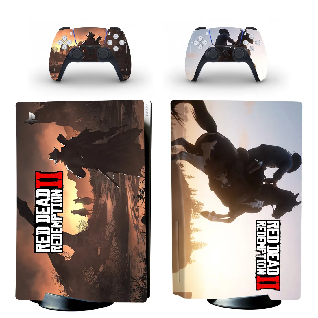 

Red Dead2 PS5 Standard Disc Edition Skin Sticker Decal Cover for PlayStation 5 Console & Controller PS5 Skin Sticker Vinyl