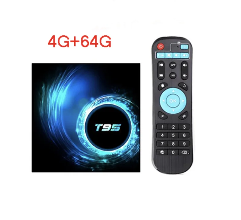 Более 3 м t95 h616 4 ГБ 64 android 10 0 приставка для ТВ с bluetooth 2 4g Wi Fi 100m lan usb allwinner Процессор