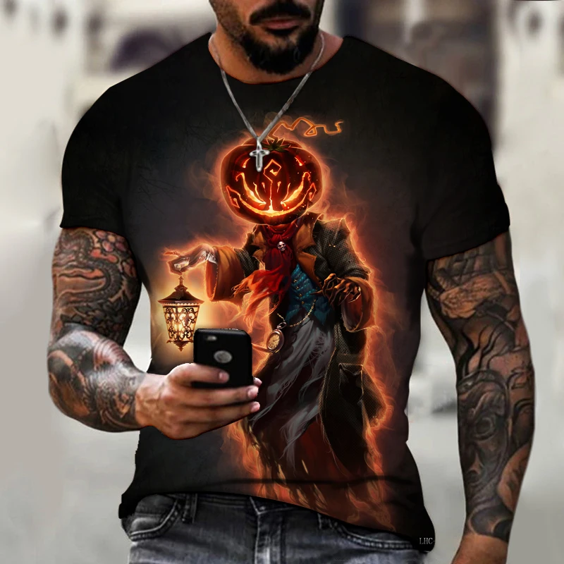 Мужская футболка с коротким рукавом и круглым вырезом размеры до 6XL | одежда