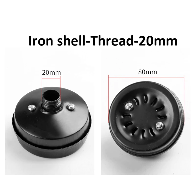 Воздушный компрессор глушитель с железом/пластиковой оболочкой черный