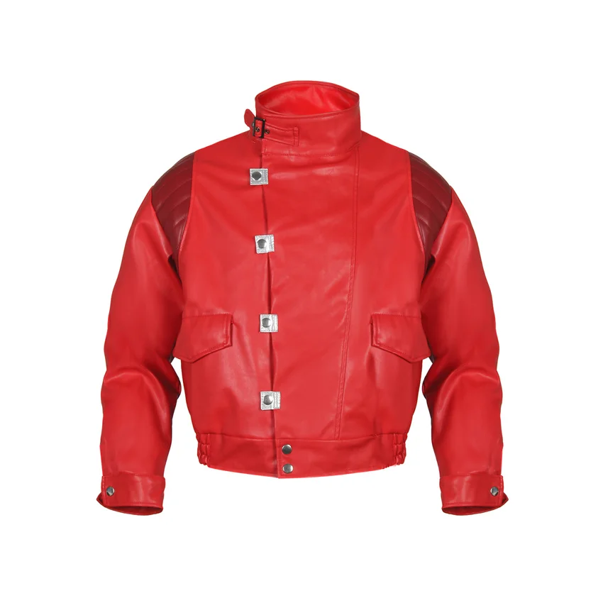 Куртка Takerlama Akira Kaneda косплей красное мужское пальто капсульный пилюль с принтом