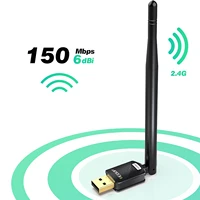 edup wifi usb adapter receiver for windows laptop 802 11n 150mbps 2 4ghz antenna wi fi wireless usb network card 6dbi
