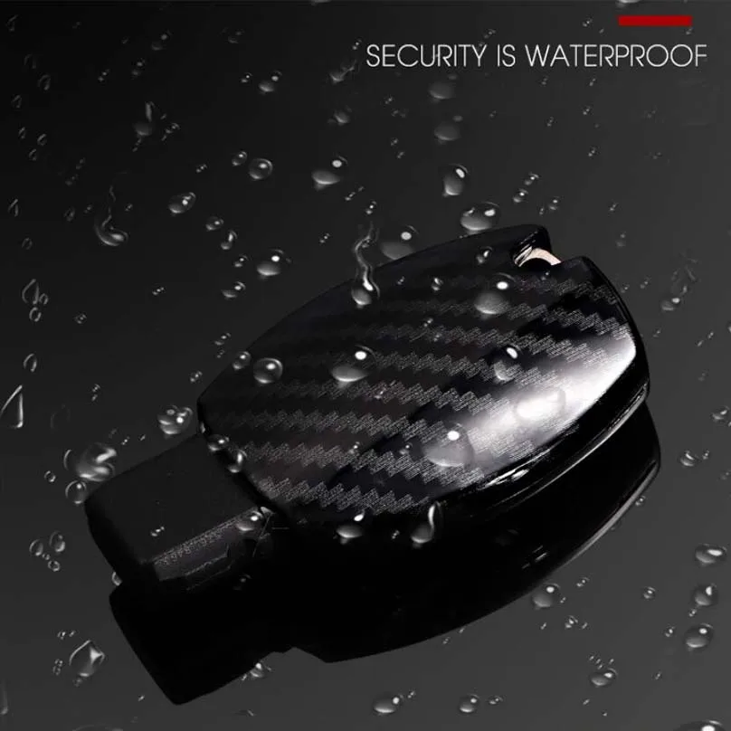 Чехол для ключей из поликарбоната и ТПУ чехол углеродного волокна Benz Mercedes A B R G Class