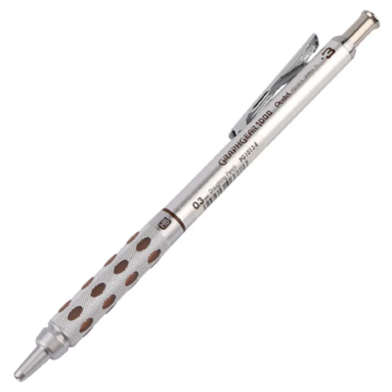 4 Pentel GRAPHGEAR 1000 механические разработки карандаш комплект PG1013/15/17/19(0,3/0,5/0,7/0,9 мм - Цвет: 0.3mm
