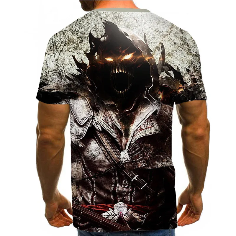 Call of duty Game 3D T-shirt streetwear for men and women popular short sleeves hrarjuku Game character casual tops t-shirts men
