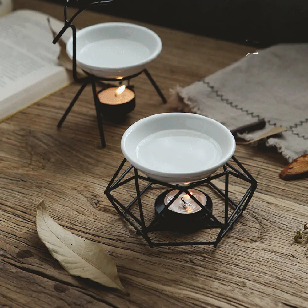 Новинка железная ароматерапия ароматическая масляная горелка стеклянная лампа