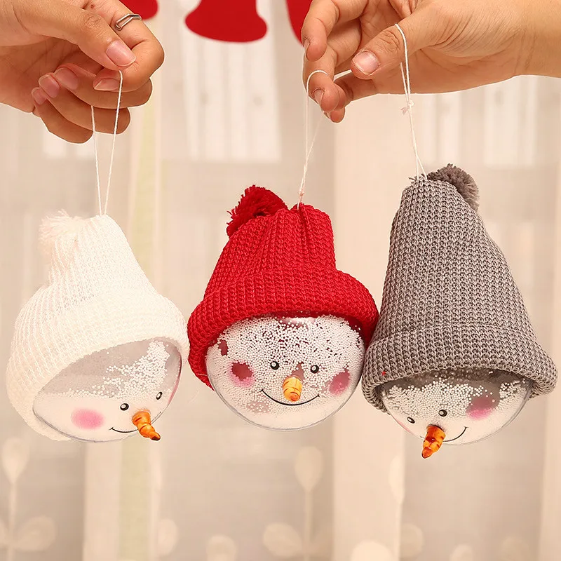 Новые украшения зернистый Снеговик шар креативная кукла кулон Рождественская