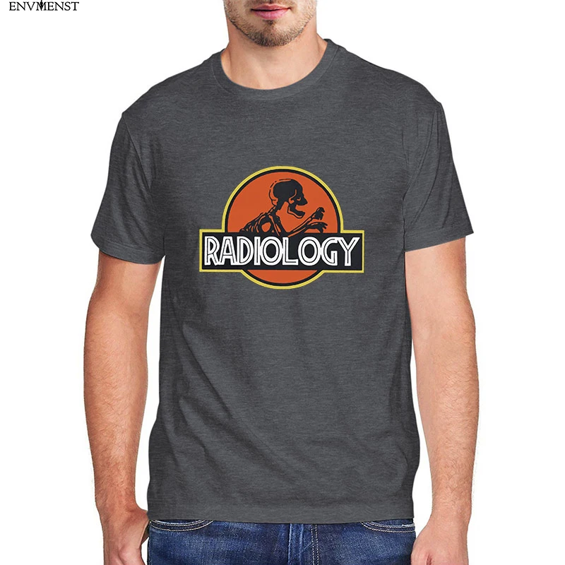 

Skeleton Radiology Medical Discipline Radiologist X-Ray cotton shirt Jurassic Funny Men's Tee Short Sleeve Funny Unisex T-Shirt