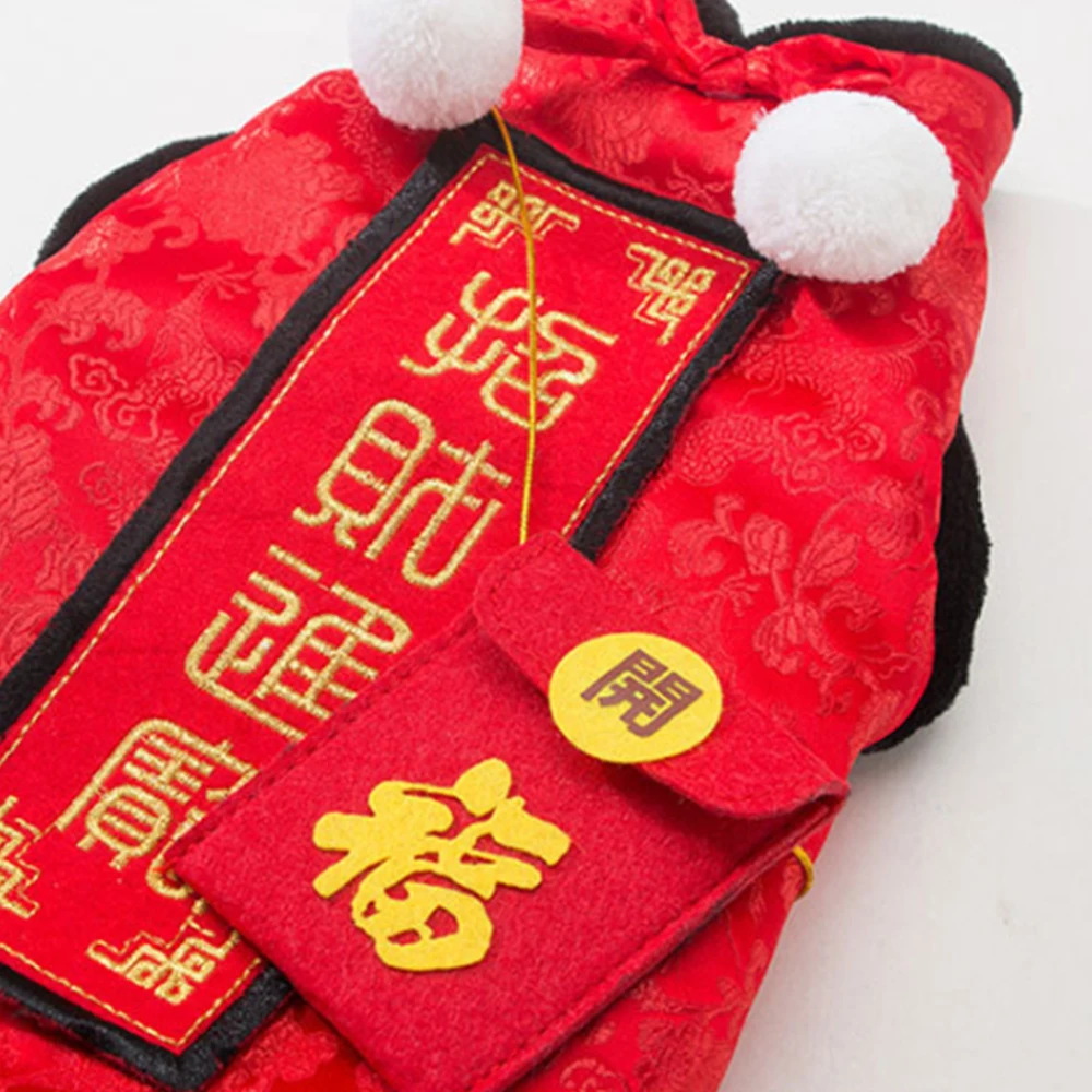 Новогодняя одежда для домашних животных костюм вечерние китайская Династия Тан