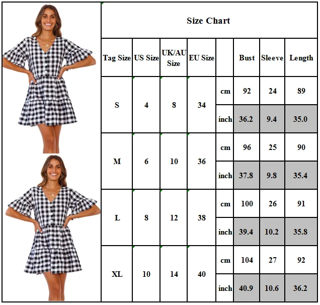 

Fashion Style Womens V Neck Flare Short Sleeve Mini Dress Summer Beach Holiday Baggy Sundress