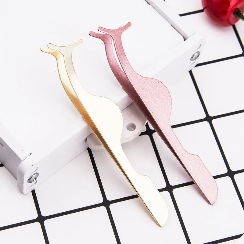 Пинцет для наращивания ресниц аппликатор макияжа зажим удаления накладных